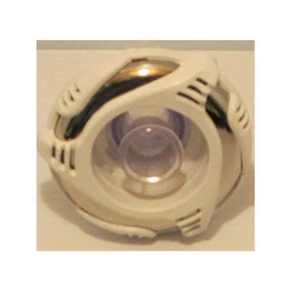 Waterway DY2306300CW-8S Jet 2012 Poly Storm Glo Directional Threaded ESC Trix, White & Multi Color