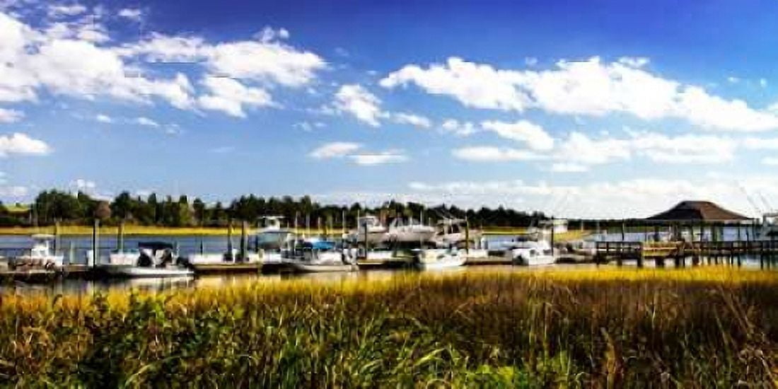 Waterway Dock I Canvas Art - Alan Hausenflock (10 x 20)