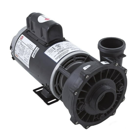 Waterway Executive 56-Frame 4HP Dual-Speed Spa Pump, 2in. Intake, 2in. Discharge, 230V - 3721621-1D