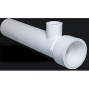 Waterway Plastics 212-3370 1.5 in. Gunite Venturi Double Tee Body Assembly, White