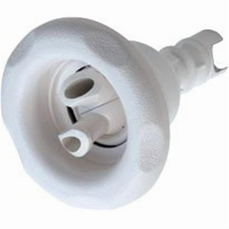 Waterway Plastics 229-8120 3.37 in. Poly Storm Gunite Jet Internals Twin Roto 5-Scallop, White