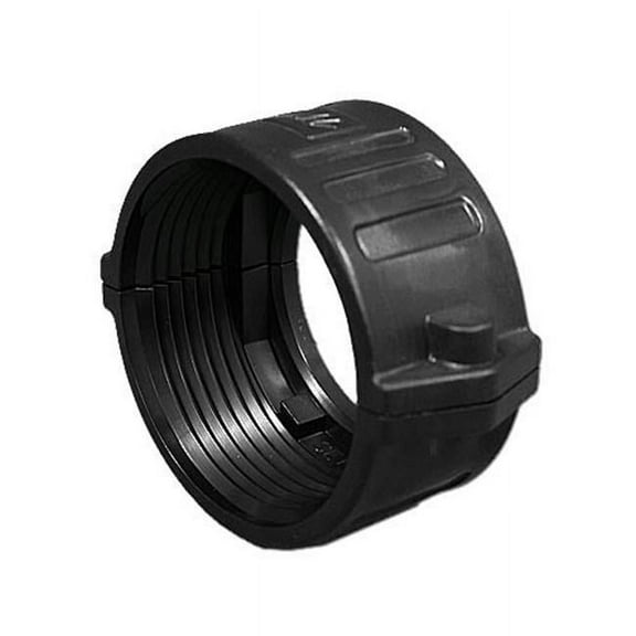 Waterway Plastics 1.5 in. Less Flange FBT Pump Union Split Nut with Screws - Black