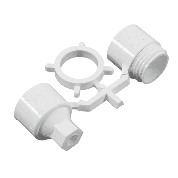 Waterway Plastics 217-3310 1/2" Orifice Venturi Tee Nozzle - White