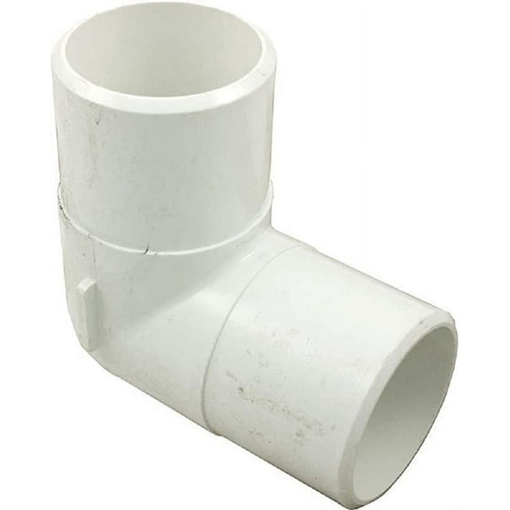 Waterway Plastics 411-2100 2 SPG x 2 SPG in. Double Street 90 deg Elbow PVC Fitting