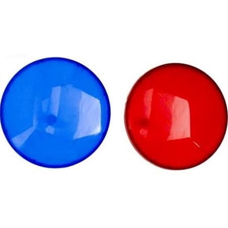 Waterway Plastics 630-0005 Waterway Colored Light Lens Kit - Red & Blue