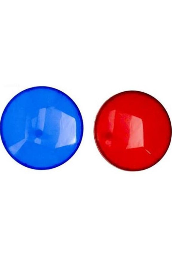 Plastics 630-0005 Waterway Colored Light Lens Kit - Red & Blue