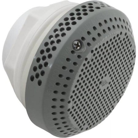 Waterway Plastics 640-3257V VGB Hi-Flow Suction Assembly - 3.75 in. dia Cover, 1.5 x Standard Nut, Gray