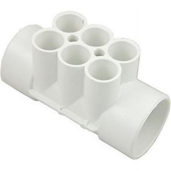 Waterway Plastics 672-4270 2 x 2 x 0.75 in. SB Ports PVC Manifold