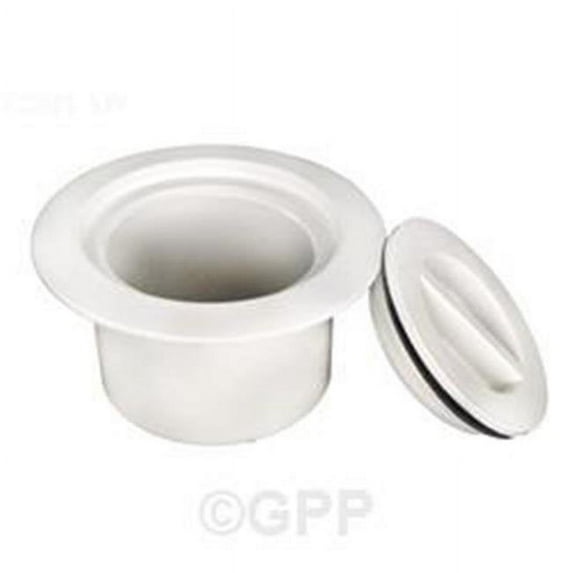 Waterway Plastics Volleyball Flange & Plug Assembly - White