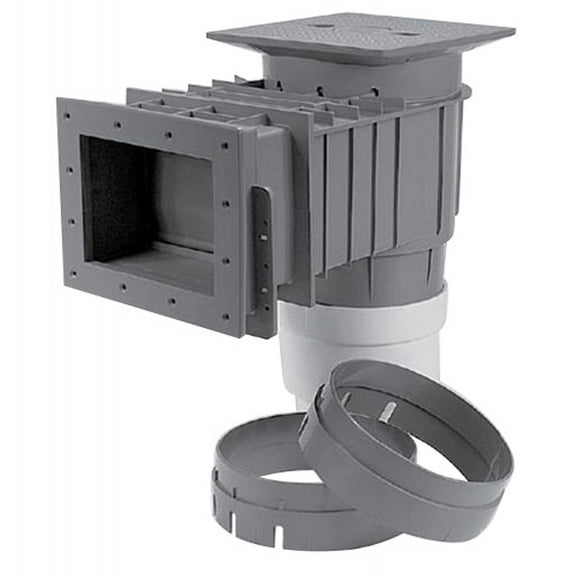 Waterway Plastics 5408507 Wide Mouth Vinyl Liner Skimmer with 2 in. Socket for Inground Swimming Pools