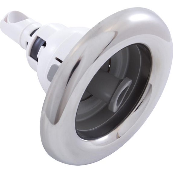 Waterway 212-7607S 5" Power Storm Roto Smooth Stainless Steel Gray Spa Jet Internal