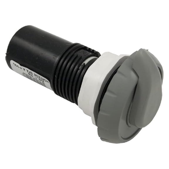Waterway Spa Air Control 1in. Top Access A/C Notched Style Assembly, Gray 660-3577