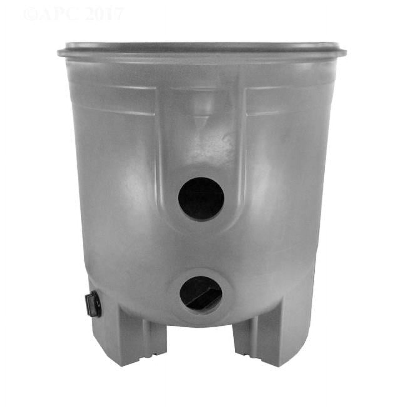 Waterway WW5504407 Crystal Water Filter Body with Labels, Gray