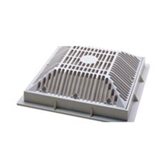 Waterway WW6401900V 10 in. Round Tru Flo Drain AV Cover & Frame - White