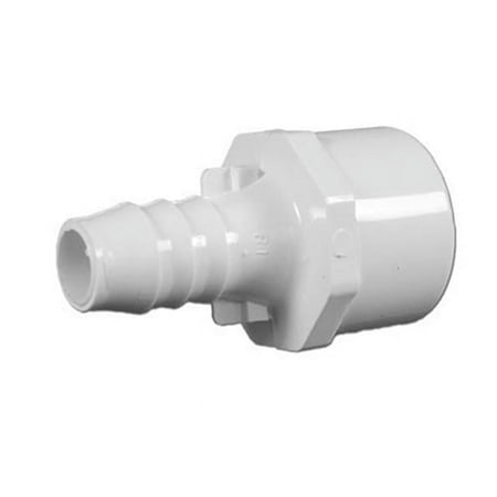Waterway WW6724320 1 in. Slip x 1.25 in. Spigot x 0.75 in. Barb Rubber Barbed Adapter