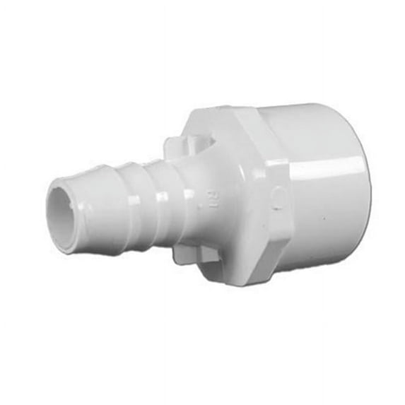 Waterway WW6724320 1 in. Slip x 1.25 in. Spigot x 0.75 in. Barb Rubber Barbed Adapter