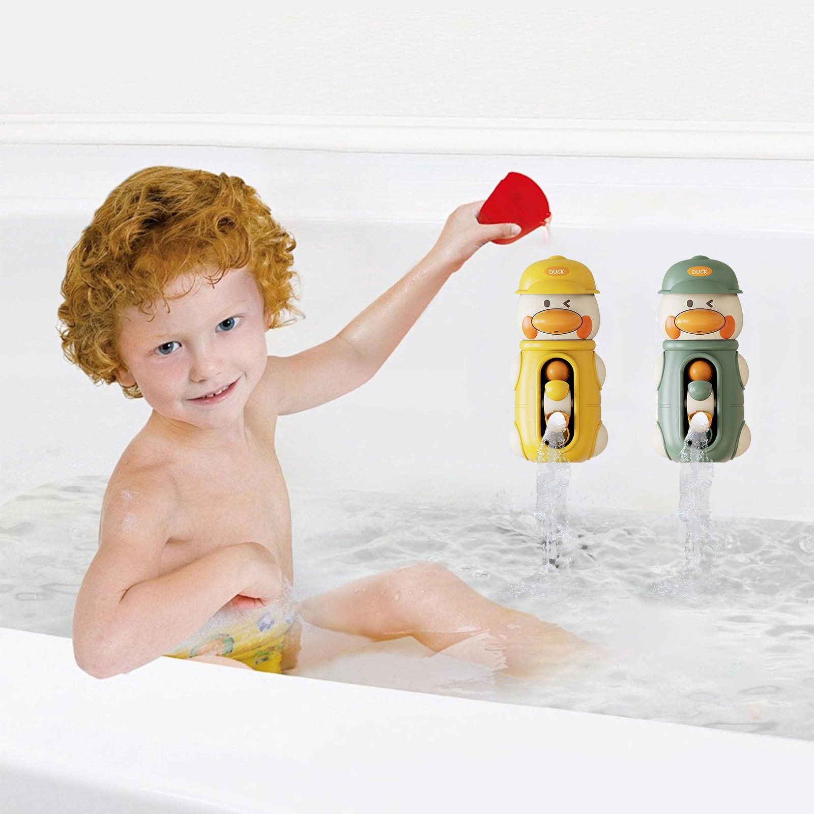 Waterwheel Bath Toy for Interactive Bathtime Fun | Rotating Waterwheel ...