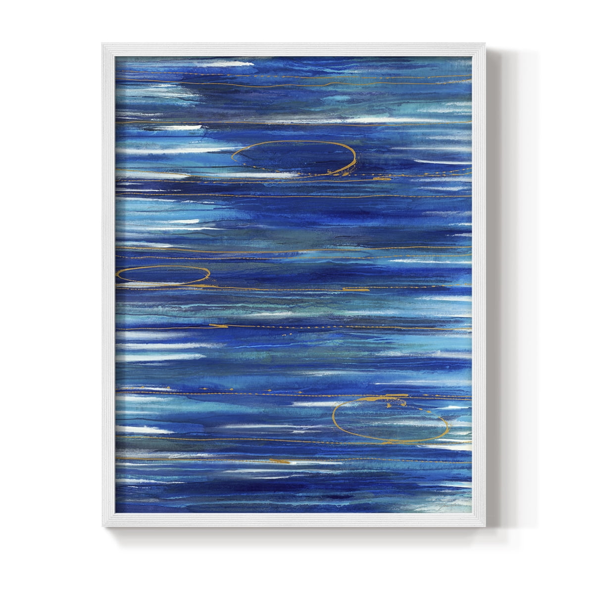 Waterworld Framed Print in White Solid Wood 11 x 14 Framed Print
