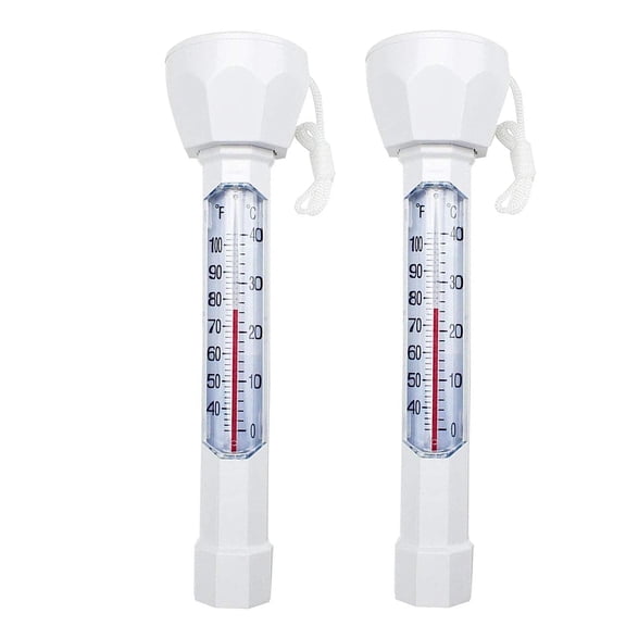 Watflow Large Floating Pool Thermometer, Water Temperature Thermometers with String, Thermometer for Swimming Pool, Bath Water, Spas, 32-100℉