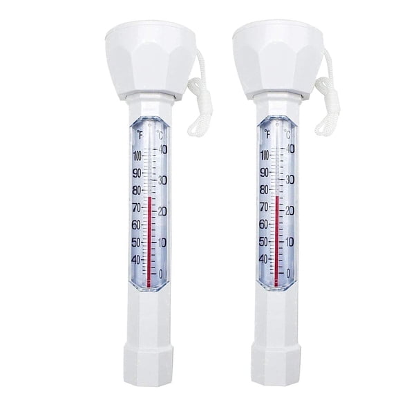 Watflow Large Floating Pool Thermometer, Water Temperature Thermometers with String, Thermometer for Swimming Pool, Bath Water, Spas, 32-100℉