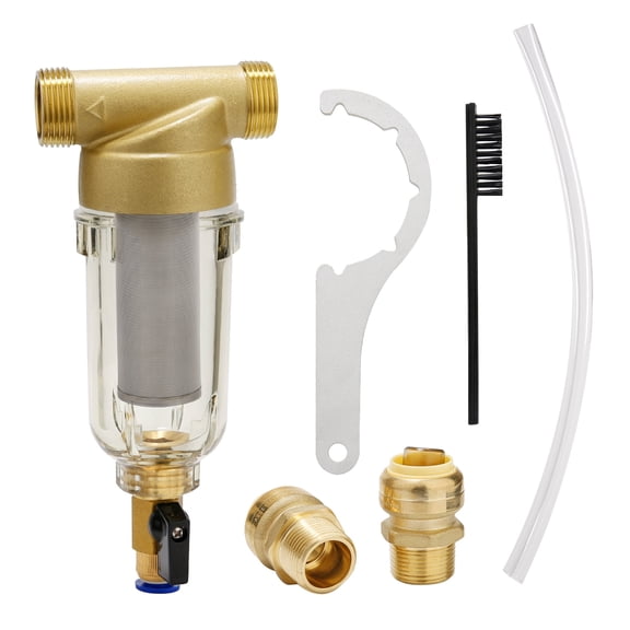 Watflow Spin Down Sediment Filter, Whole House Water Filter, Sediment Water Filter, Home Water Filter, 50 Micron
