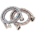 thumbnail image 1 of Watflow Washing Machine Hoses Stainless Steel (2 Count), 1 of 6