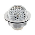 Watflow White Kitchen Sink Drain Assembly with Sink Strainer 31/2 Inch