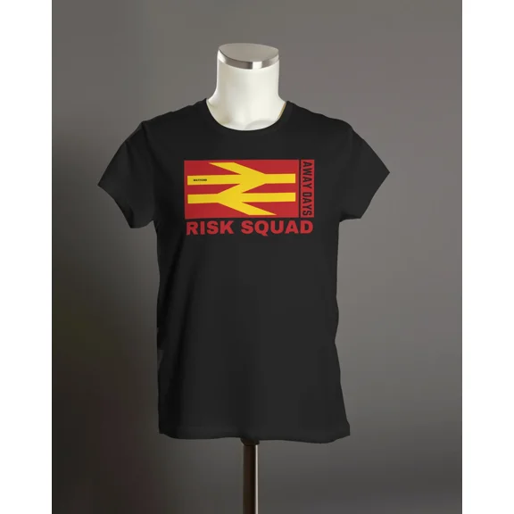 Watford RISK SQUAD Away Days T-Shirt | Hooligan Firm | Organic Unisex