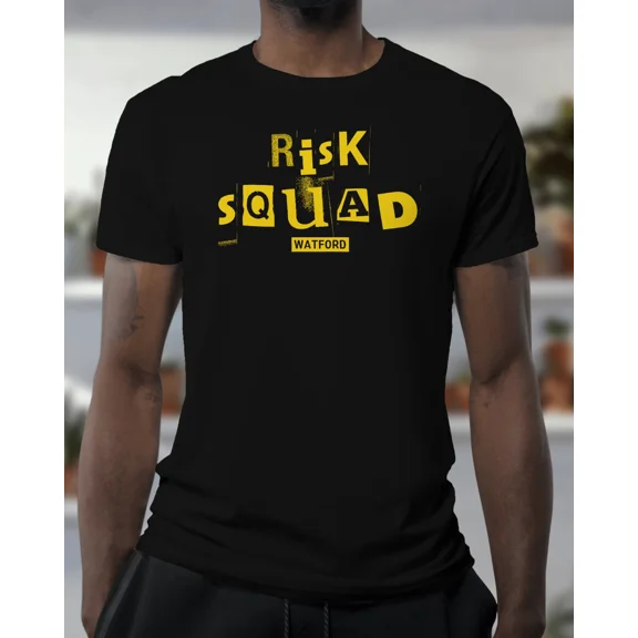Watford T Shirt - Risk Squad - Hooligans - Punk - Organic - Unisex