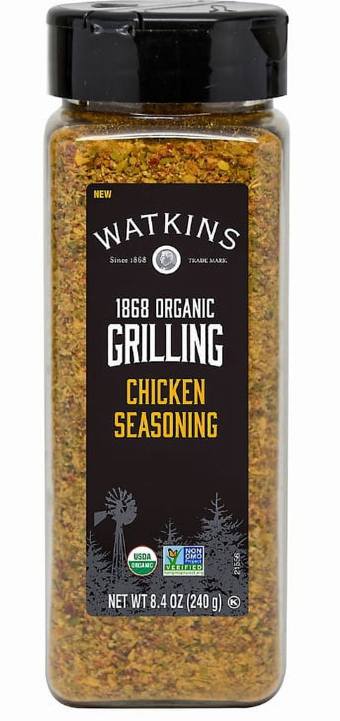 Watkins 1868 Organic Grilling Chicken Seasoning, 8.4 oz.