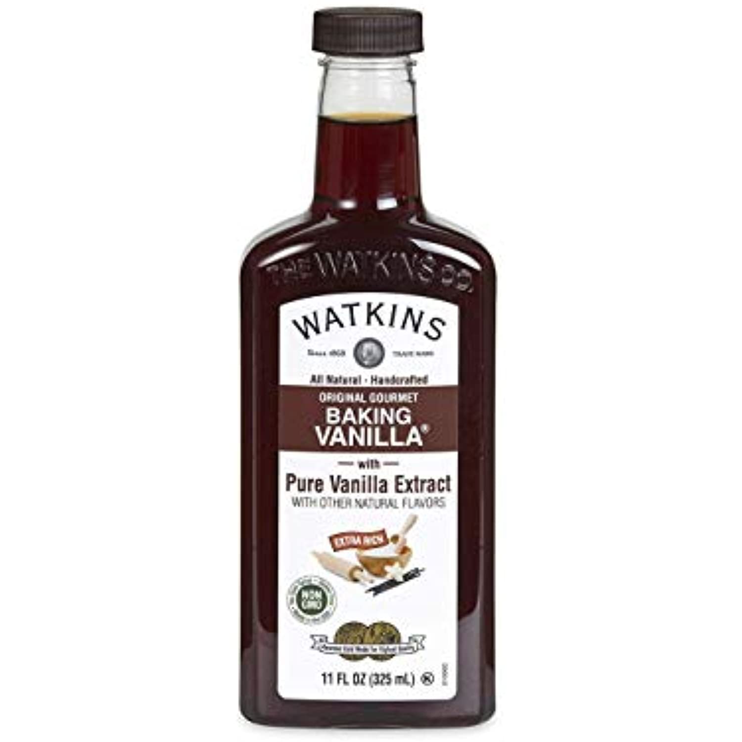 Watkins All Natural Original Gourmet Baking Vanilla, With Pure Vanilla