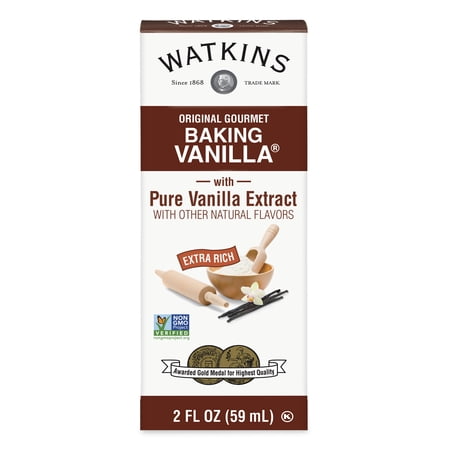 Watkins Baking Vanilla, 2 fl oz, Plastic Container