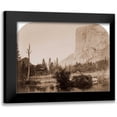 thumbnail image 1 of Watkins, Carleton 24x19 Black Modern Framed Museum Art Print Titled - Tutucanula - El Capitan 3600 ft. Yosemite, California, 1861, 1 of 5