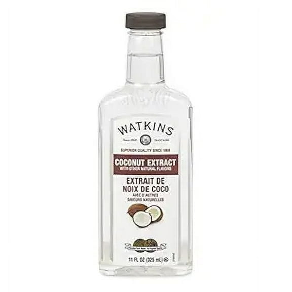 Watkins Coconut Extract -- 11 fl oz Pack of 3