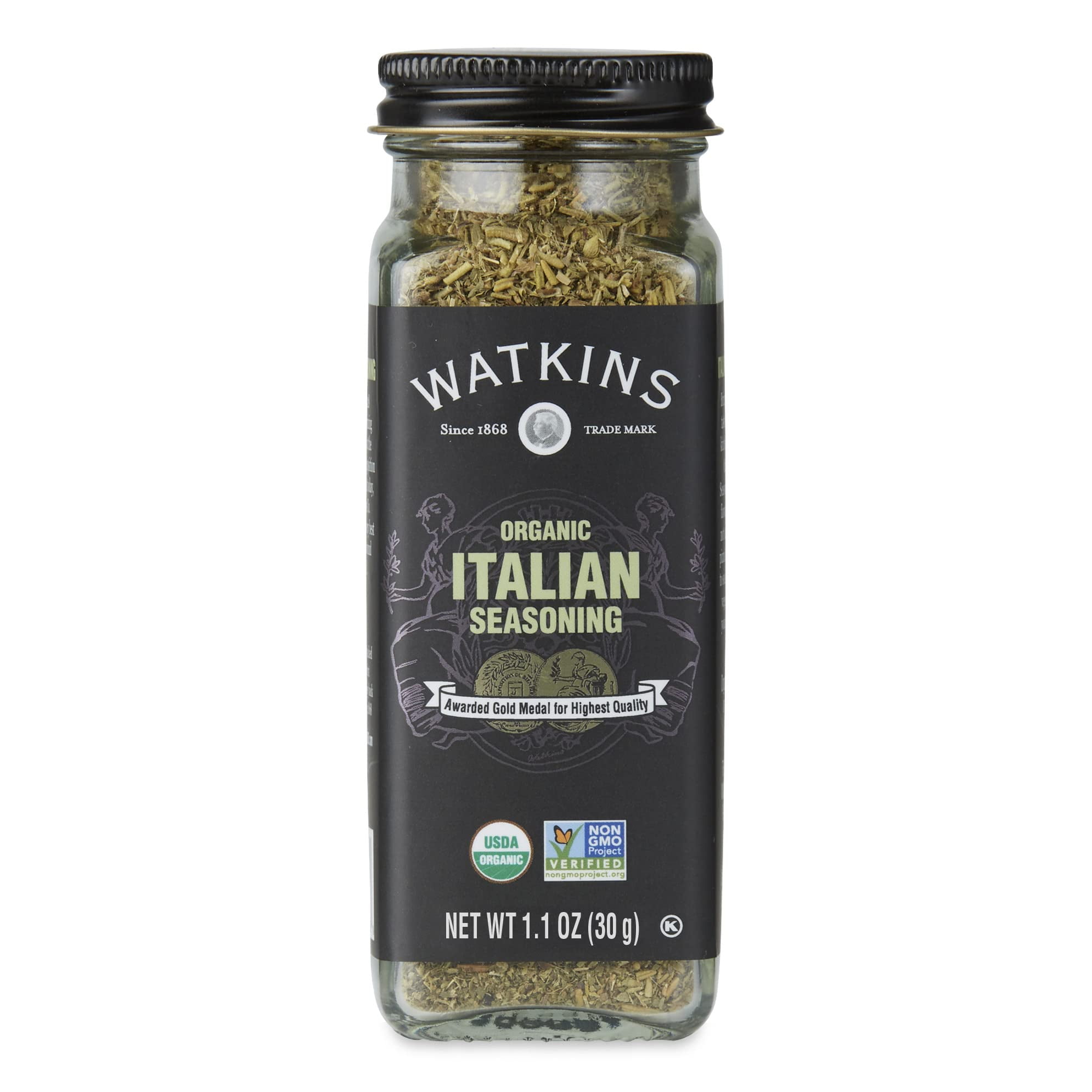 Watkins Gourmet Organic Spice DMF15 Jar, Italian Seasoning, 1.1 Oz