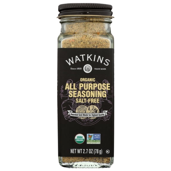 Watkins Gourmet Organic Spice Jar, All Purpose Seasoning Salt Free, 2.7 oz