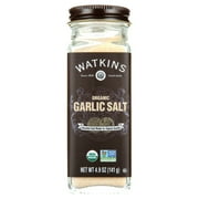 Watkins Gourmet Organic Spice Jar, Garlic Salt, 4.9 oz