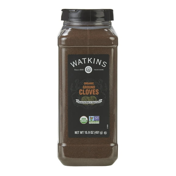 Watkins Gourmet Organic Spice Jar, Ground Cloves, 15.9 oz