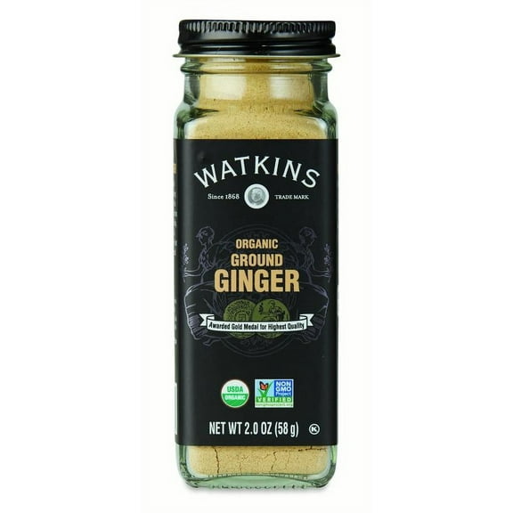 Watkins Gourmet Organic Spice Jar, Ground Ginger, 2 oz Pack Of 3