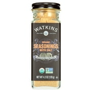 Watkins Gourmet Organic Spice Jar, Seasonings with Salt, 4.2 oz