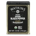 thumbnail image 1 of Watkins Gourmet Organic Spice Tin, Ground Black Pepper, 4 oz, 1 of 16