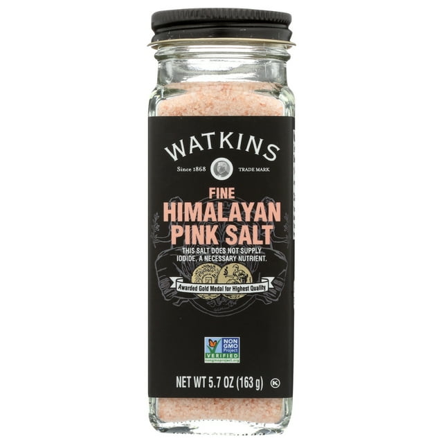 Watkins, Fine Himalayan Pink Salt, 5.7 oz (Shelf Stable, Granules, Fish