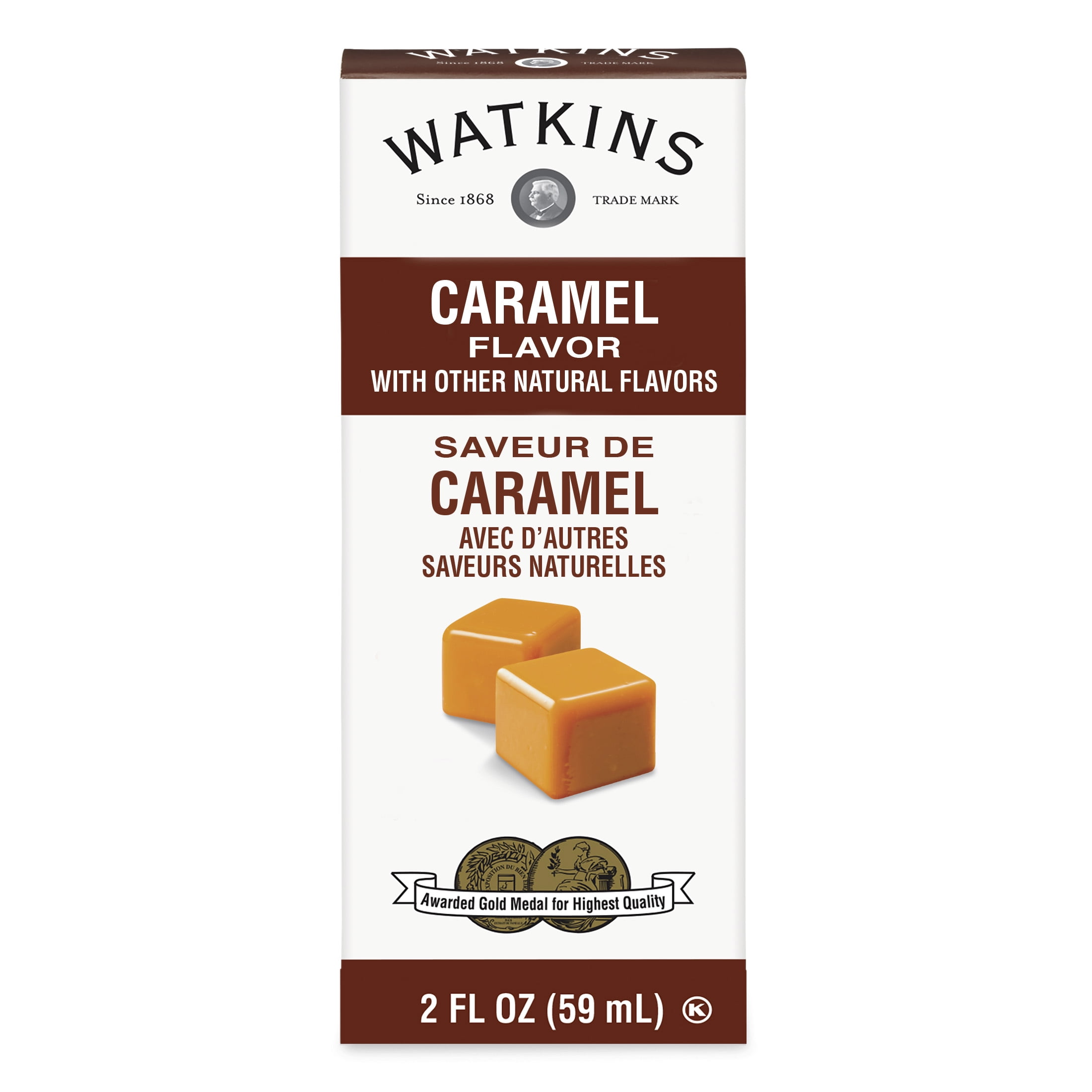 Watkins Imitation Caramel Extract, 2 fl oz (Plastic Container, Liquids)