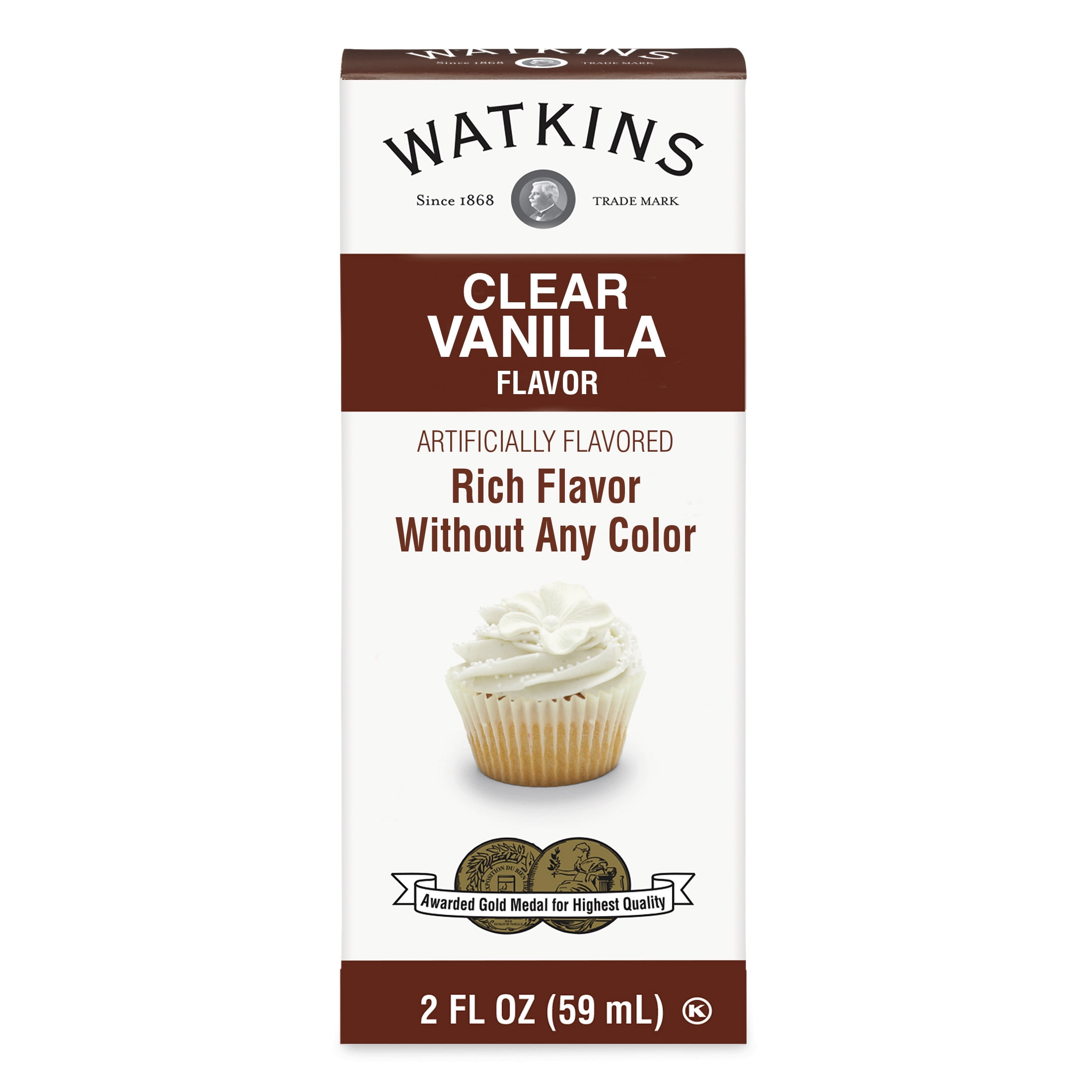 Watkins, Imitation Clear Vanilla Extract, 2 fl oz, 1 Pack (Liquid, Ambient)