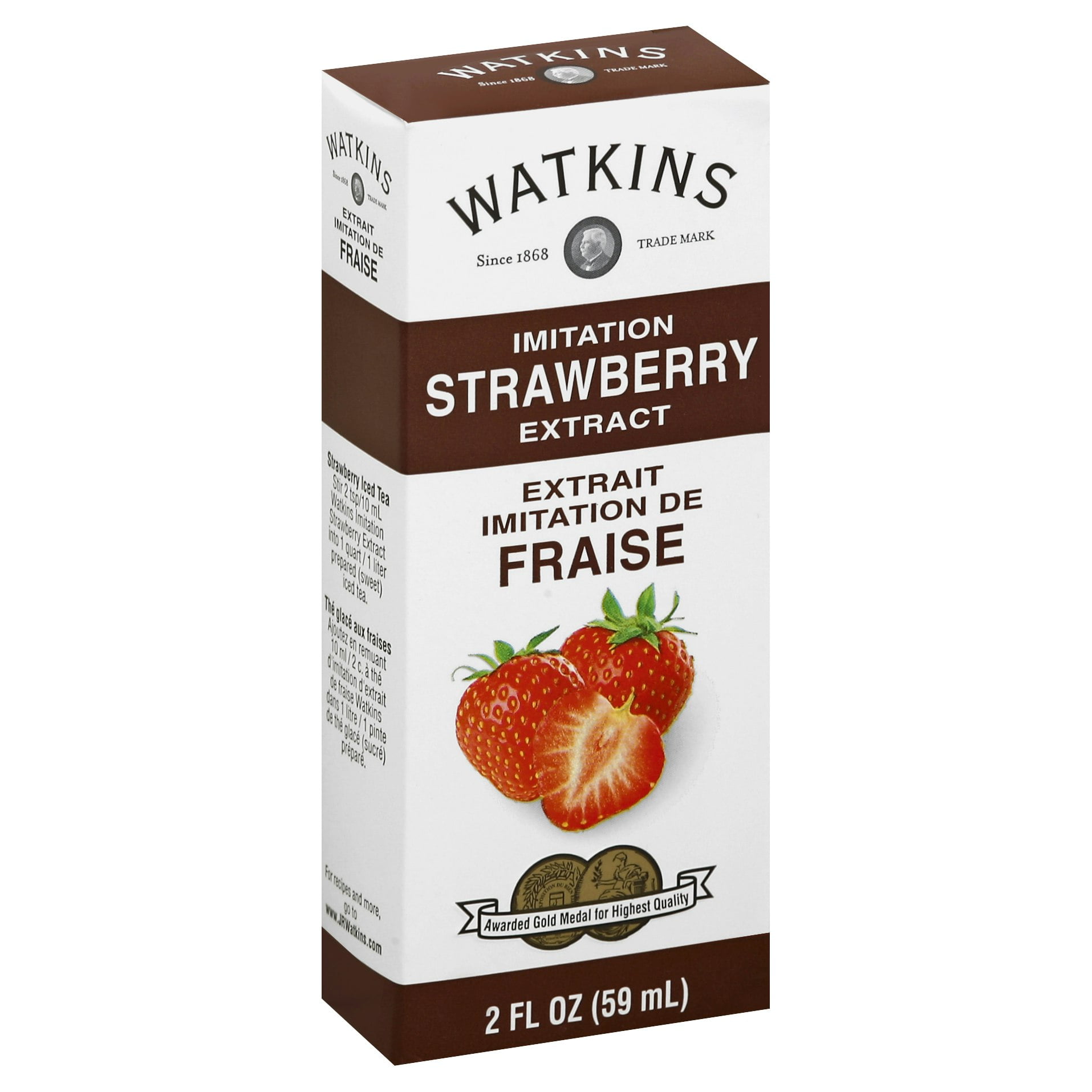 Watkins Imitation Strawberry Extract 2 fl oz (Pack Of 6)