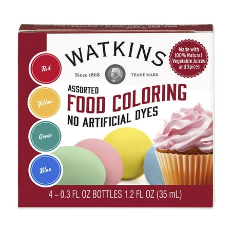 Watkins Assorted Food Coloring 4 - 1 fl oz Bottle(S) price history and forecast - Watkins 00LUGQLERE81C62