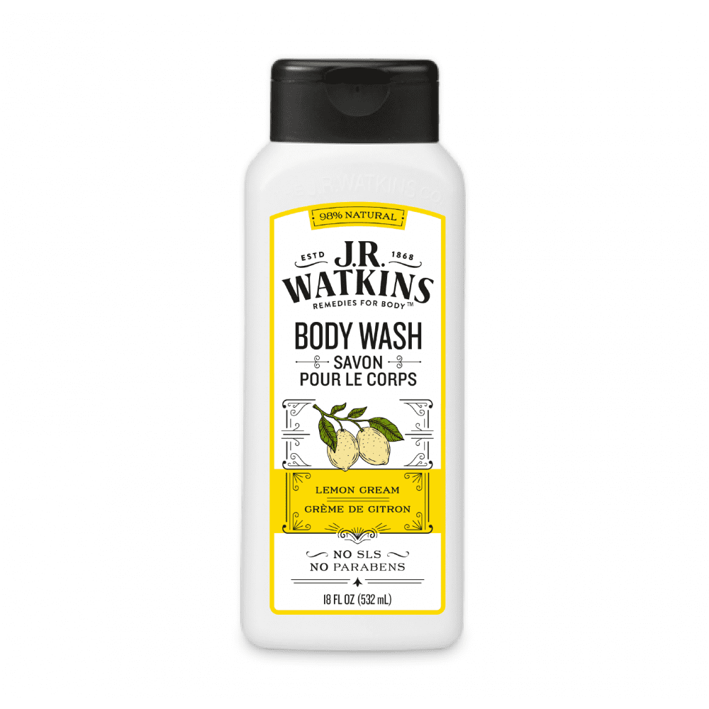 Watkins Lemon Cream Body Wash, 18 Fl Oz