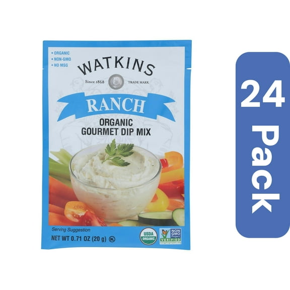 Watkins Mix Ranch Dip Organic 0.71 oz (Pack Of 24)
