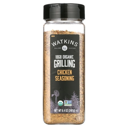 Watkins Organic Grilling Chicken Seasoning, 8.4 oz