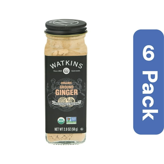 Watkins Organic Ground Ginger 2 oz (Pack Of 6)